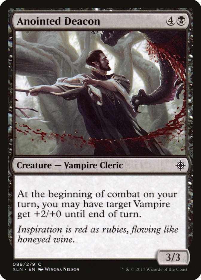 Anointed Deacon – Common Magic: The Gathering card from Ixalan (#89)