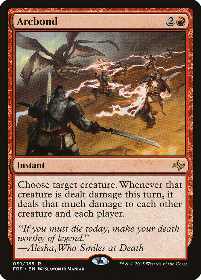 Arcbond – Rare Magic: The Gathering card from Fate Reforged (#91)