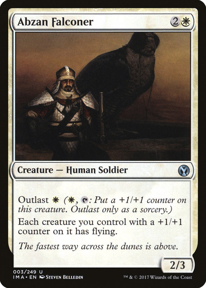 Abzan Falconer – Uncommon Magic: The Gathering card from Iconic Masters (#3)