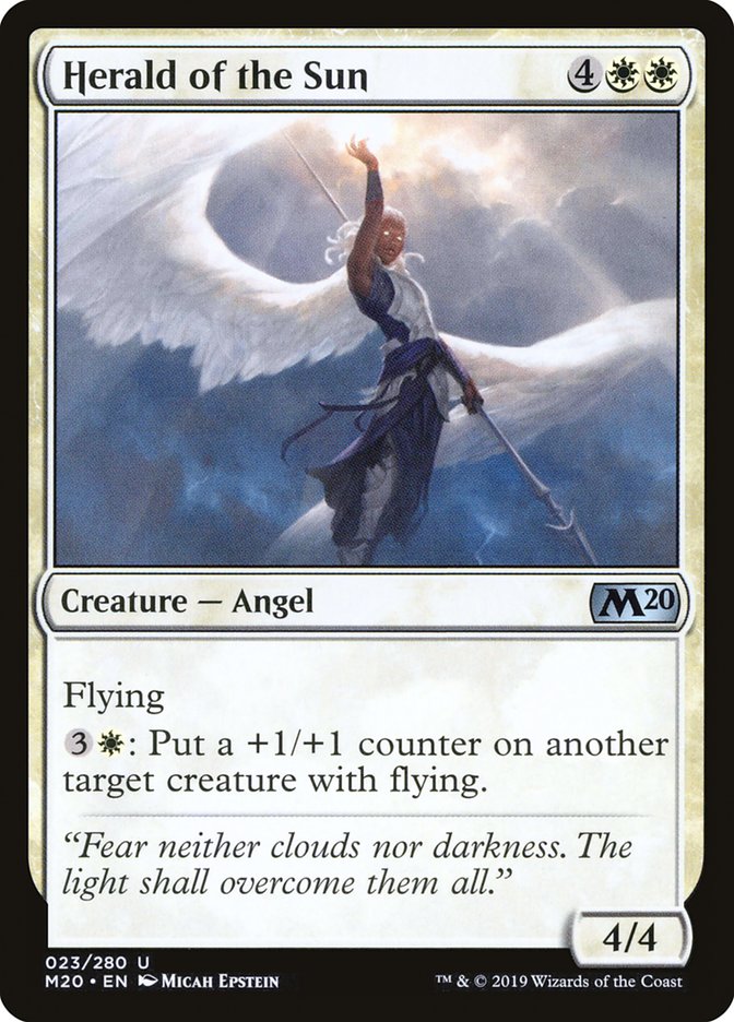 Herald of the Sun – Uncommon Magic: The Gathering card from Core Set 2020 (#23)