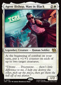 Agent Bishop, Man in Black – Rare Magic: The Gathering card from Teenage Mutant Ninja Turtles (#2)