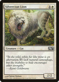Silvercoat Lion – Common Magic: The Gathering card from Magic 2013 (#35)