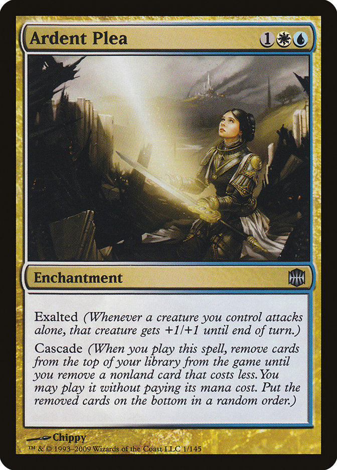 Ardent Plea – Uncommon Magic: The Gathering card from Alara Reborn (#1)