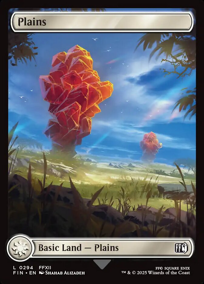Plains – Common Magic: The Gathering card from Final Fantasy (#294)