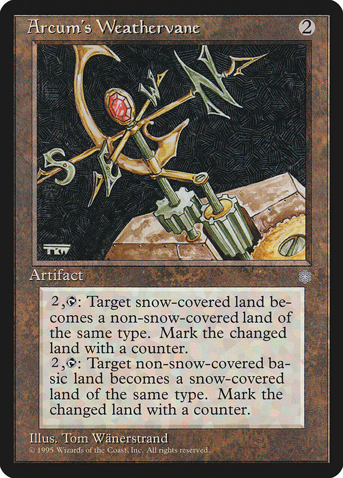 Arcum's Weathervane – Uncommon Magic: The Gathering card from Ice Age (#310)
