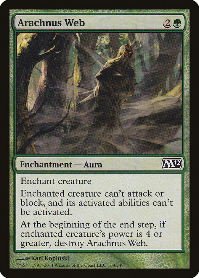 Arachnus Web – Common Magic: The Gathering card from Magic 2012 (#163)