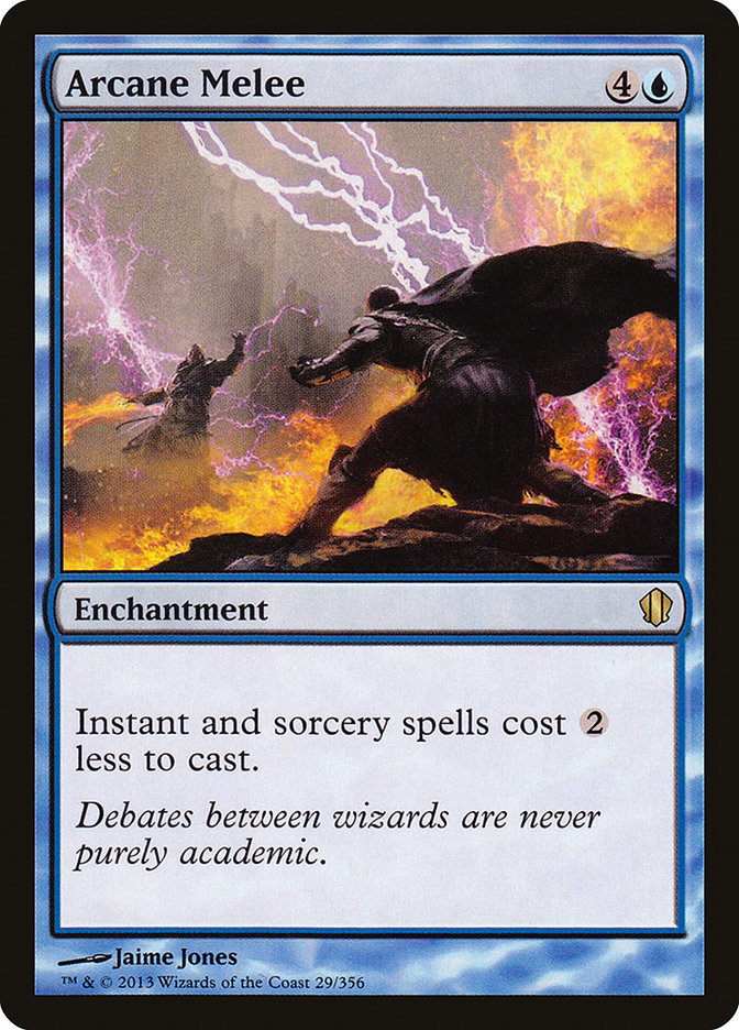 Arcane Melee – Rare Magic: The Gathering card from Commander 2013 (#29)