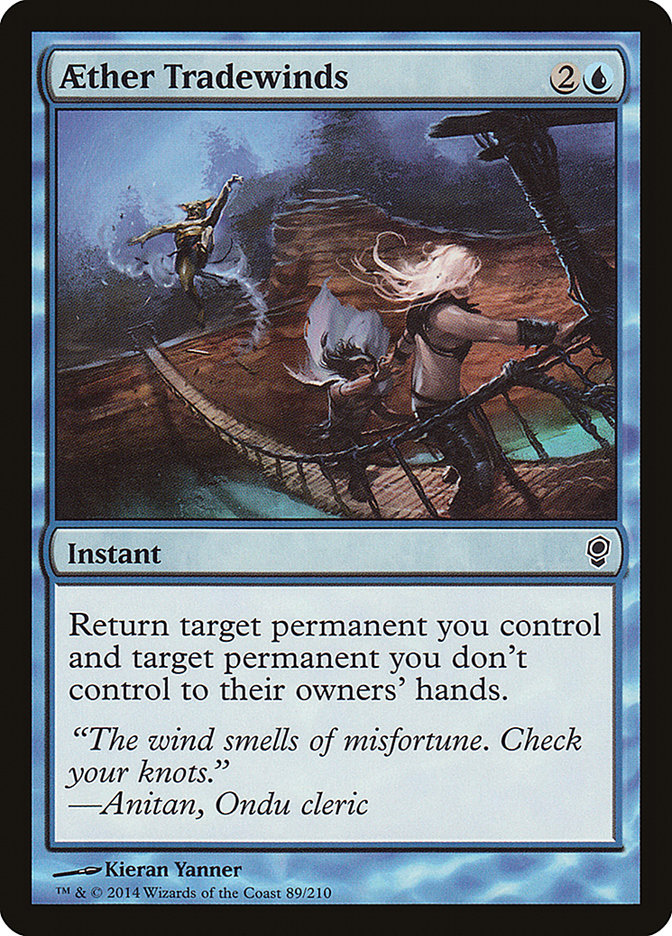 Aether Tradewinds – Common Magic: The Gathering card from Conspiracy (#89)