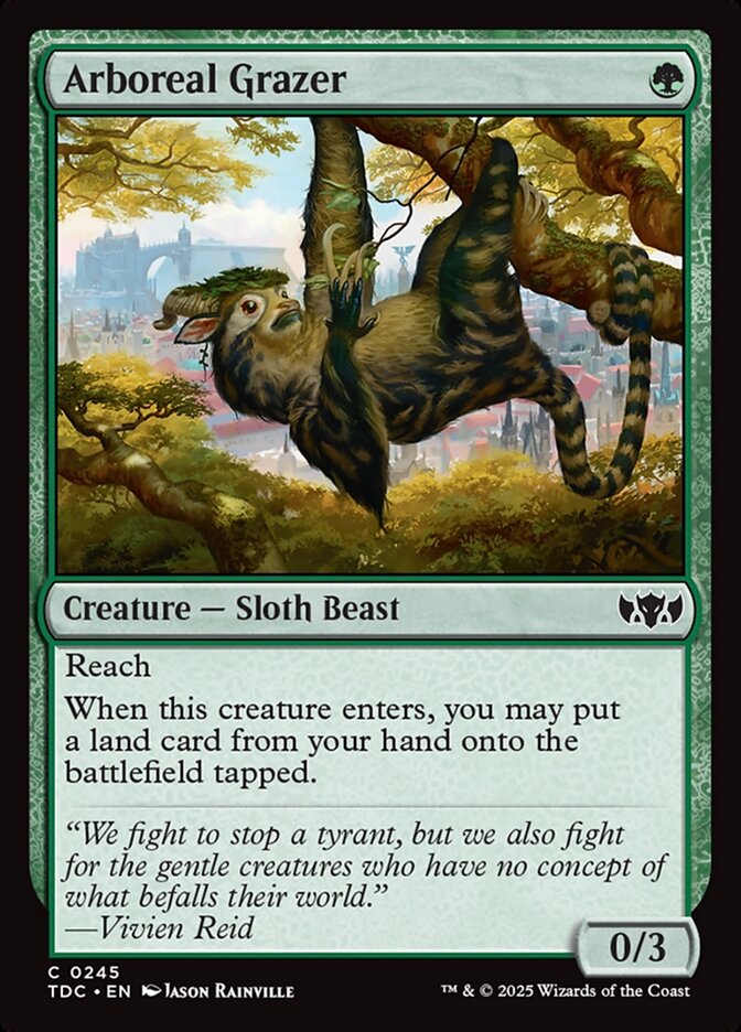 Arboreal Grazer – Common Magic: The Gathering card from Tarkir: Dragonstorm Commander (#245)