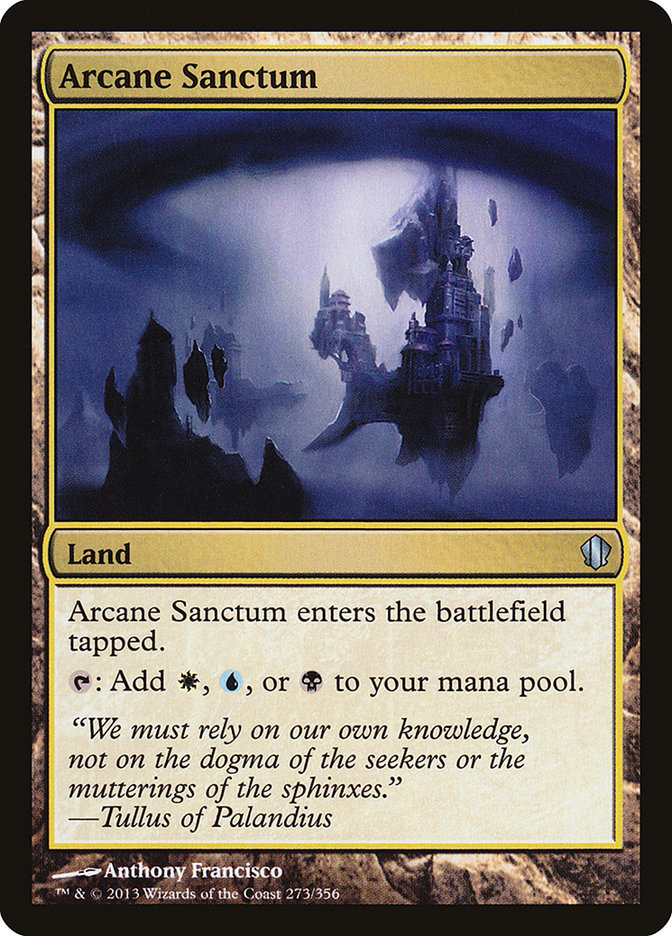 Arcane Sanctum – Uncommon Magic: The Gathering card from Commander 2013 (#273)