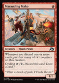 Marauding Mako – Uncommon Magic: The Gathering card from Aetherdrift (#138)