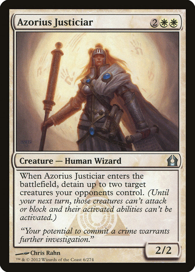 Azorius Justiciar – Uncommon Magic: The Gathering card from Return to Ravnica (#6)