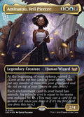 Aminatou, Veil Piercer – Mythic Magic: The Gathering card from Duskmourn: House of Horror Commander (#1)