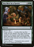You Meet in a Tavern – Common Magic: The Gathering card from Commander Legends: Battle for Baldur's Gate (#263)
