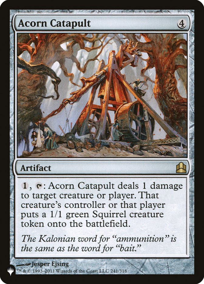 Acorn Catapult – Rare Magic: The Gathering card from The List (#CMD-241)