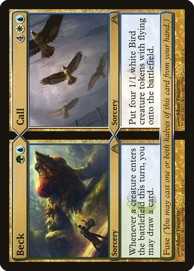 Beck // Call – Rare Magic: The Gathering card from Dragon's Maze (#123)