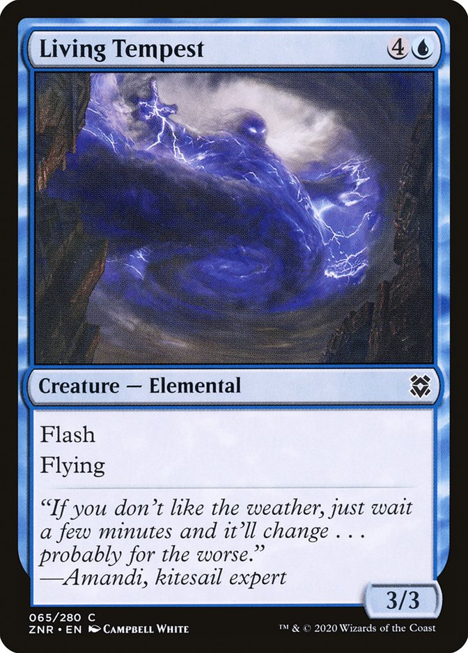 Living Tempest – Common Magic: The Gathering card from Zendikar Rising (#65)