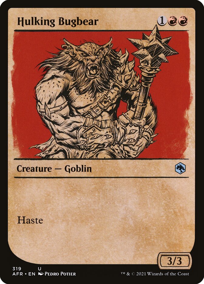 Hulking Bugbear – Uncommon Magic: The Gathering card from Adventures in the Forgotten Realms (#319)