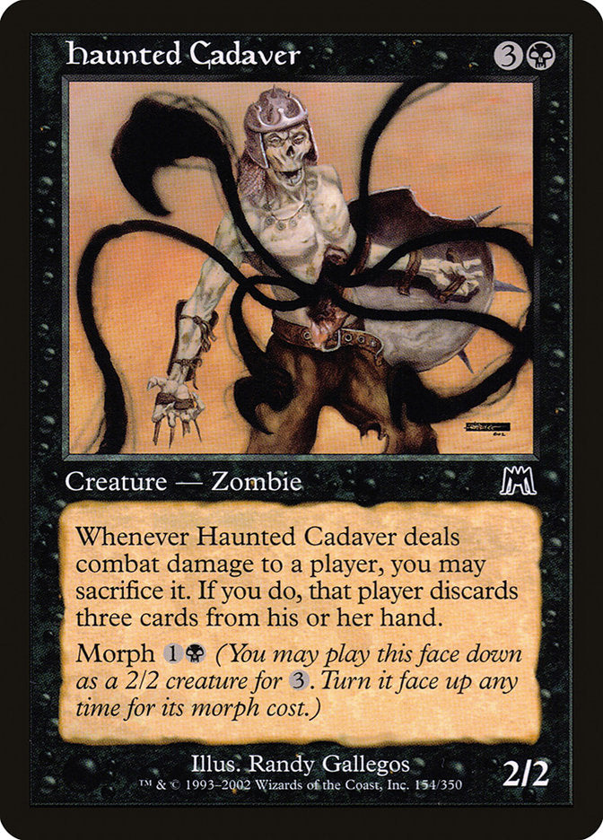 Haunted Cadaver – Common Magic: The Gathering card from Onslaught (#154)