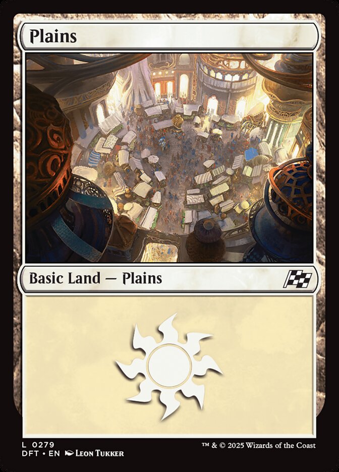 Plains – Common Magic: The Gathering card from Aetherdrift (#279)