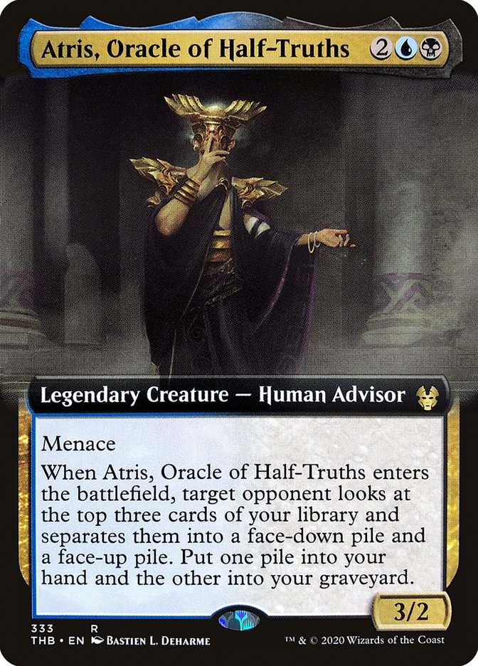 Atris, Oracle of Half-Truths – Rare Magic: The Gathering card from Theros Beyond Death (#333)