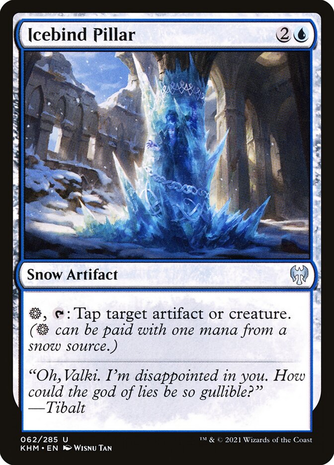Icebind Pillar – Uncommon Magic: The Gathering card from Kaldheim (#62)