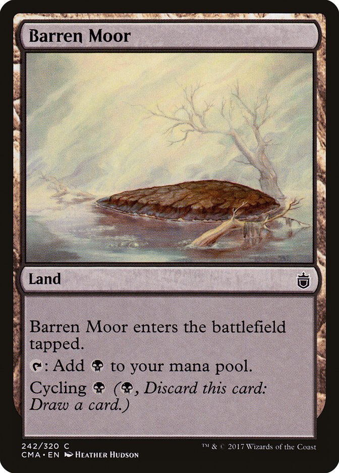 Barren Moor – Common Magic: The Gathering card from Commander Anthology (#242)