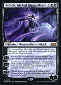 Ashiok, Wicked Manipulator – Mythic Magic: The Gathering card from Wilds of Eldraine Promos (#78s)
