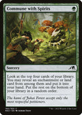 Commune with Spirits – Common Magic: The Gathering card from Kamigawa: Neon Dynasty (#180)