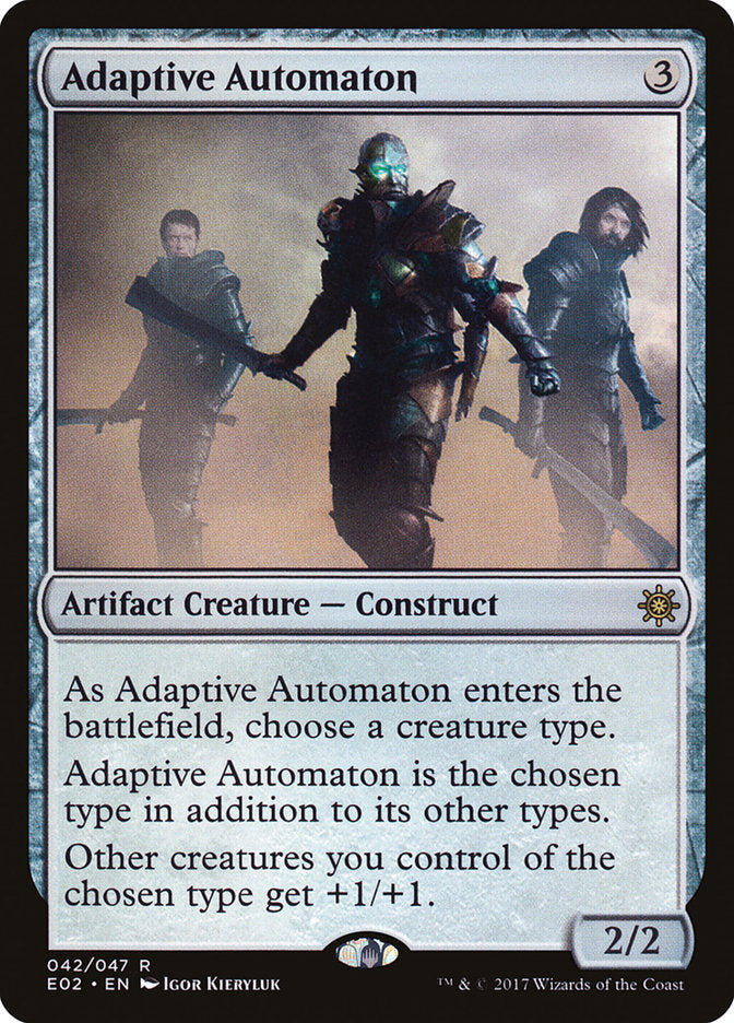 Adaptive Automaton – Rare Magic: The Gathering card from Explorers of Ixalan (#42)