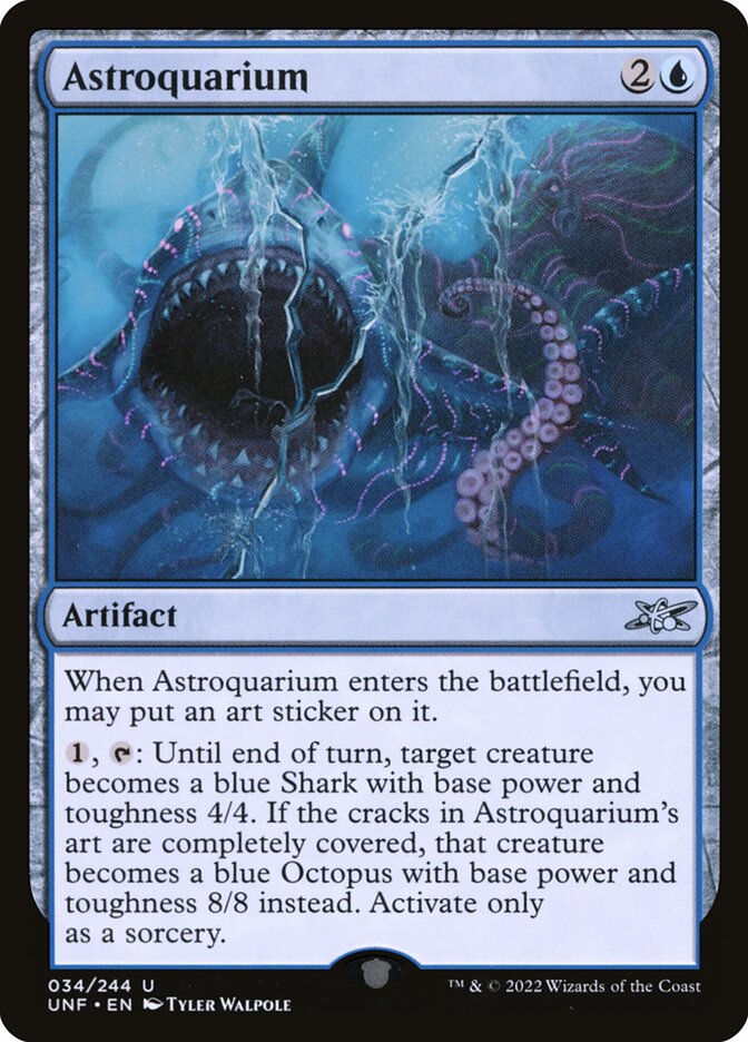 Astroquarium – Uncommon Magic: The Gathering card from Unfinity (#34)