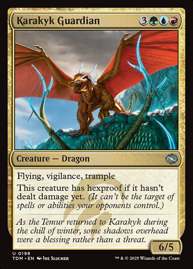 Karakyk Guardian – Uncommon Magic: The Gathering card from Tarkir: Dragonstorm (#198)