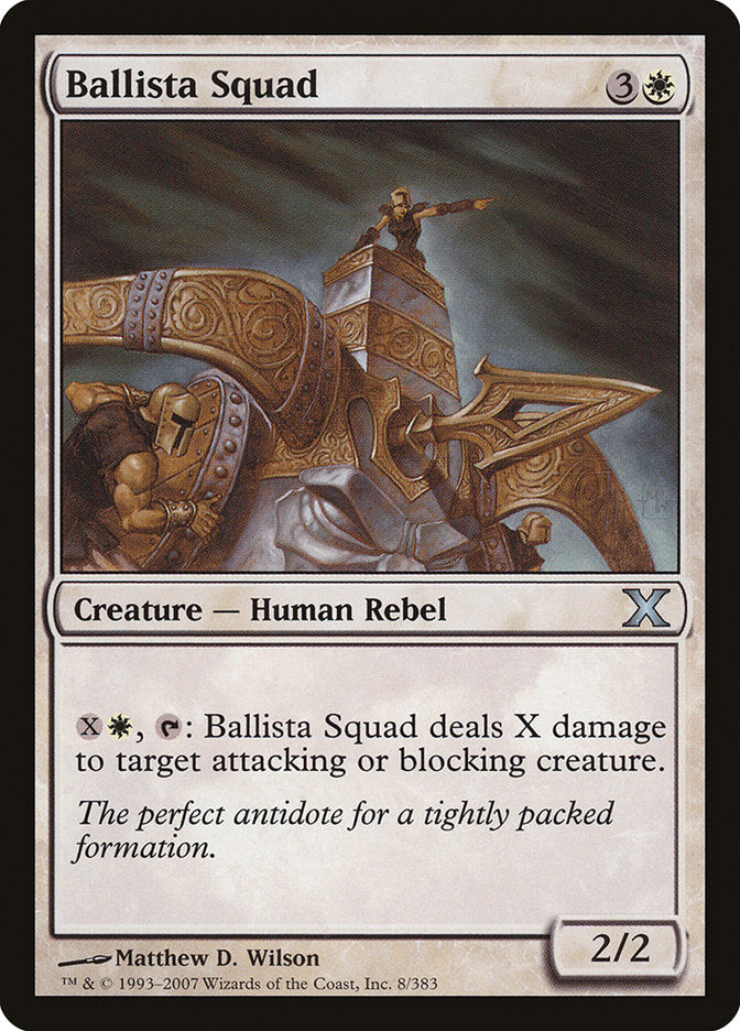 Ballista Squad – Uncommon Magic: The Gathering card from Tenth Edition (#8)