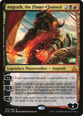 Angrath, the Flame-Chained – Mythic Magic: The Gathering card from Rivals of Ixalan (#152)
