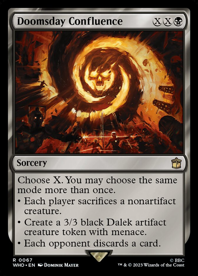 Doomsday Confluence – Rare Magic: The Gathering card from Doctor Who (#67)