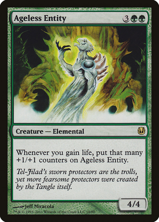 Ageless Entity – Rare Magic: The Gathering card from Duel Decks: Ajani vs. Nicol Bolas (#18)