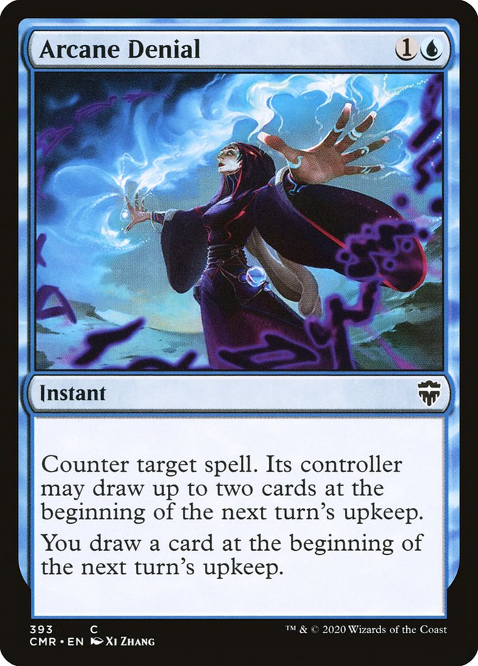 Arcane Denial – Common Magic: The Gathering card from Commander Legends (#393)