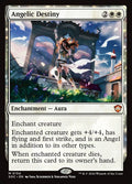 Angelic Destiny – Mythic Magic: The Gathering card from Secrets of Strixhaven Commander (#134)