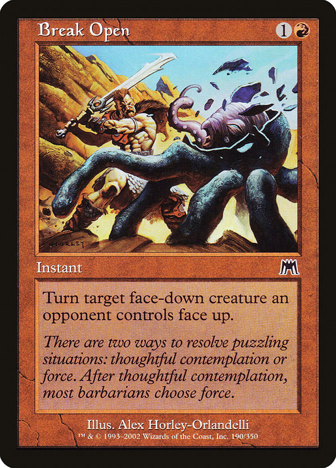 Break Open – Common Magic: The Gathering card from Onslaught (#190)