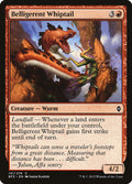 Belligerent Whiptail – Common Magic: The Gathering card from Battle for Zendikar (#141)