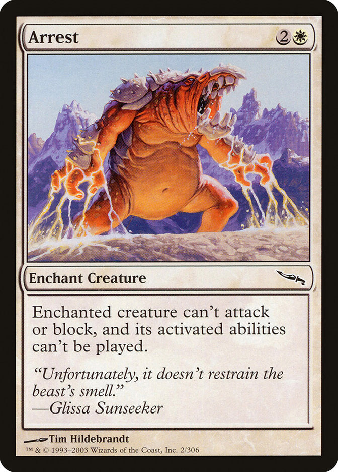 Arrest – Common Magic: The Gathering card from Mirrodin (#2)