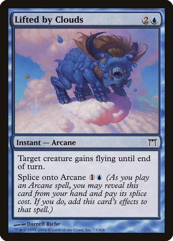 Lifted by Clouds – Common Magic: The Gathering card from Champions of Kamigawa (#73)