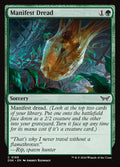 Manifest Dread – Common Magic: The Gathering card from Duskmourn: House of Horror (#189)
