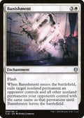 Banishment – Uncommon Magic: The Gathering card from Commander Legends: Battle for Baldur's Gate (#8)