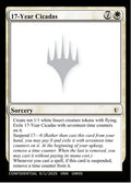 17-Year Cicadas – Uncommon Magic: The Gathering card from Unknown Event (#UW05c)