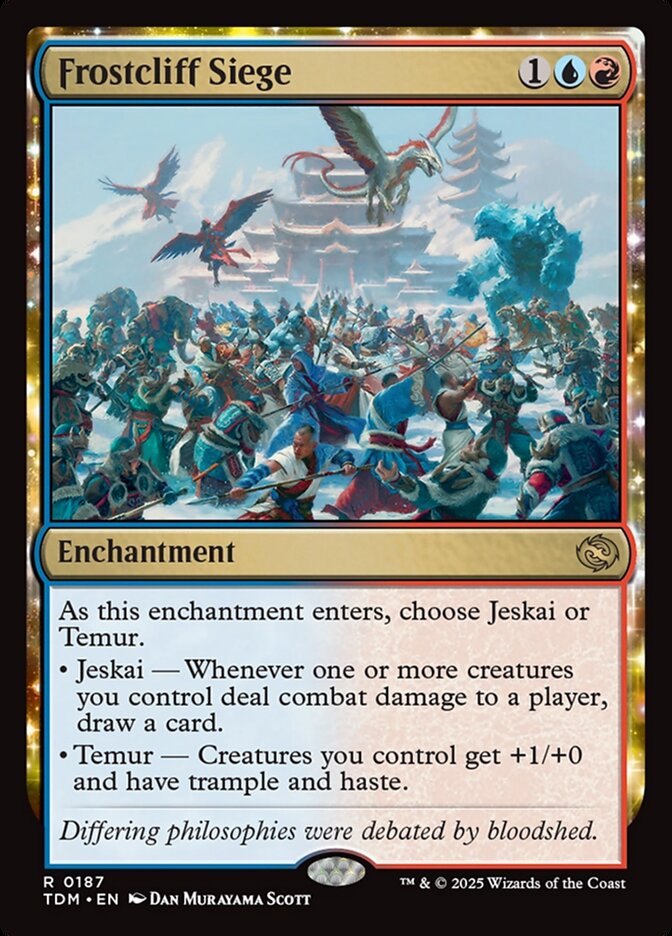 Frostcliff Siege – Rare Magic: The Gathering card from Tarkir: Dragonstorm (#187)