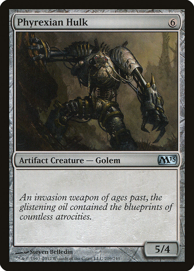 Phyrexian Hulk – Uncommon Magic: The Gathering card from Magic 2013 (#209)