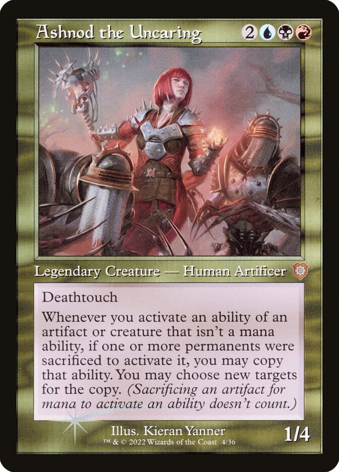 Ashnod the Uncaring – Mythic Magic: The Gathering card from The Brothers' War Commander (#4)