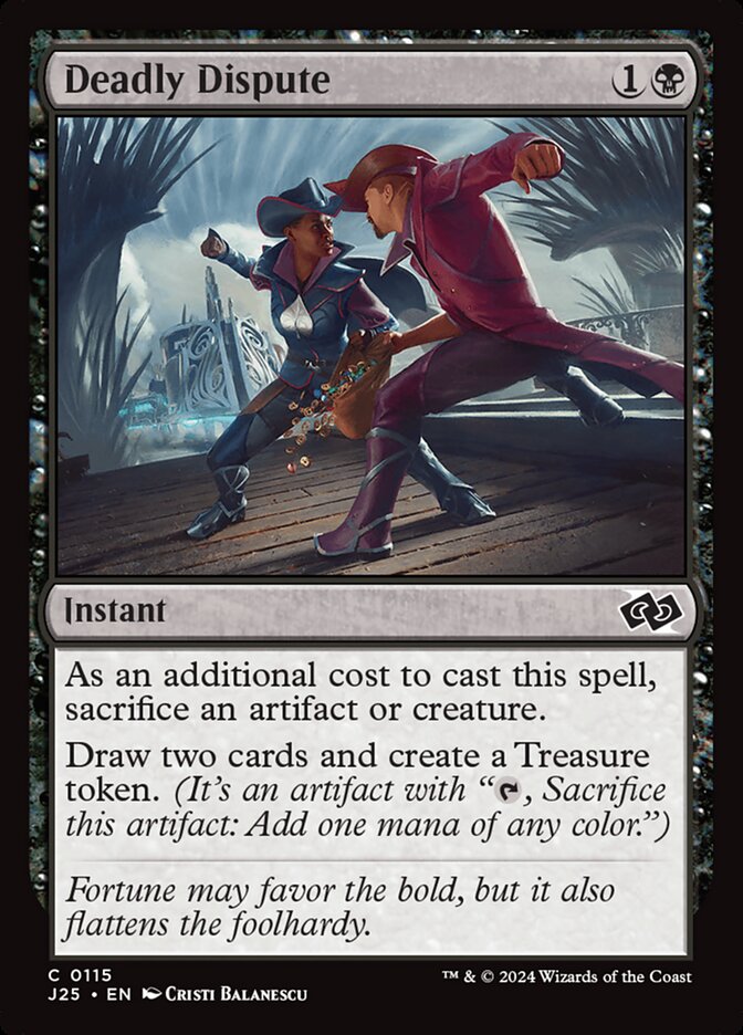 Deadly Dispute – Common Magic: The Gathering card from Foundations Jumpstart (#115)