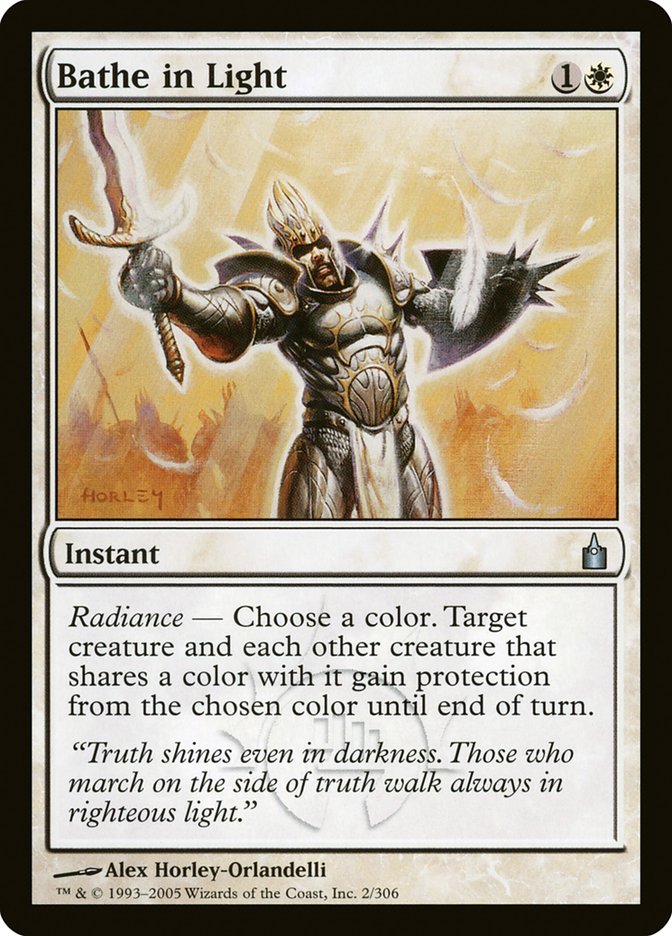 Bathe in Light – Uncommon Magic: The Gathering card from Ravnica: City of Guilds (#2)